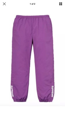 purple supreme pants